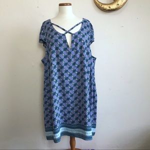 ModCloth Printed Shift Dress Plus Size